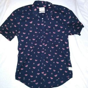 Public Art Mens Shirt Fun Watermelon Print